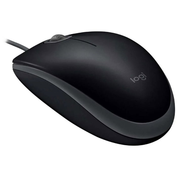 Logitech B110 Silent Ratón Óptico Negro
